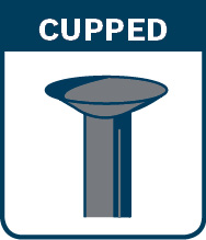 Cupped heads