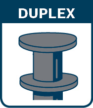 Duplex heads