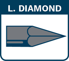 Long Diamond point