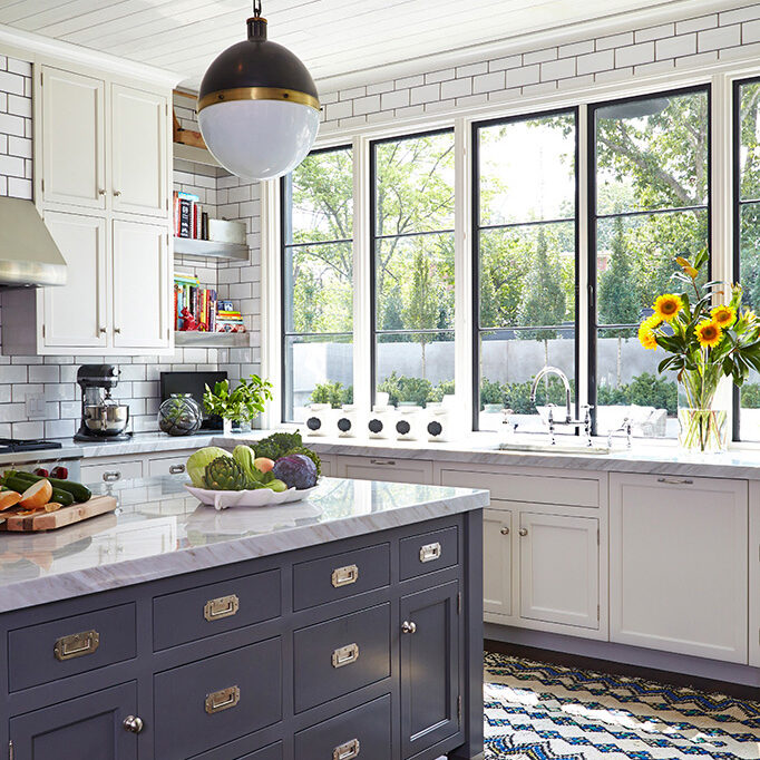 Marvin Windows replacement windows brightens up the kitchen