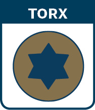 Torx star drive